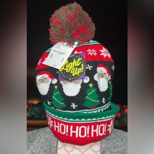 Nordstrom Festive Light-Up Knit Beanie